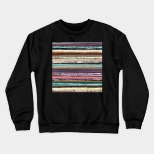 Cool Rustic Stripes Crewneck Sweatshirt